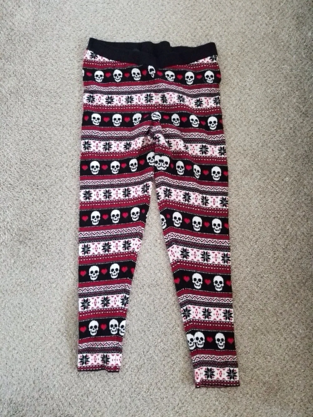 Torrid skull heart thick sweater leggings - Picture 8 of 13